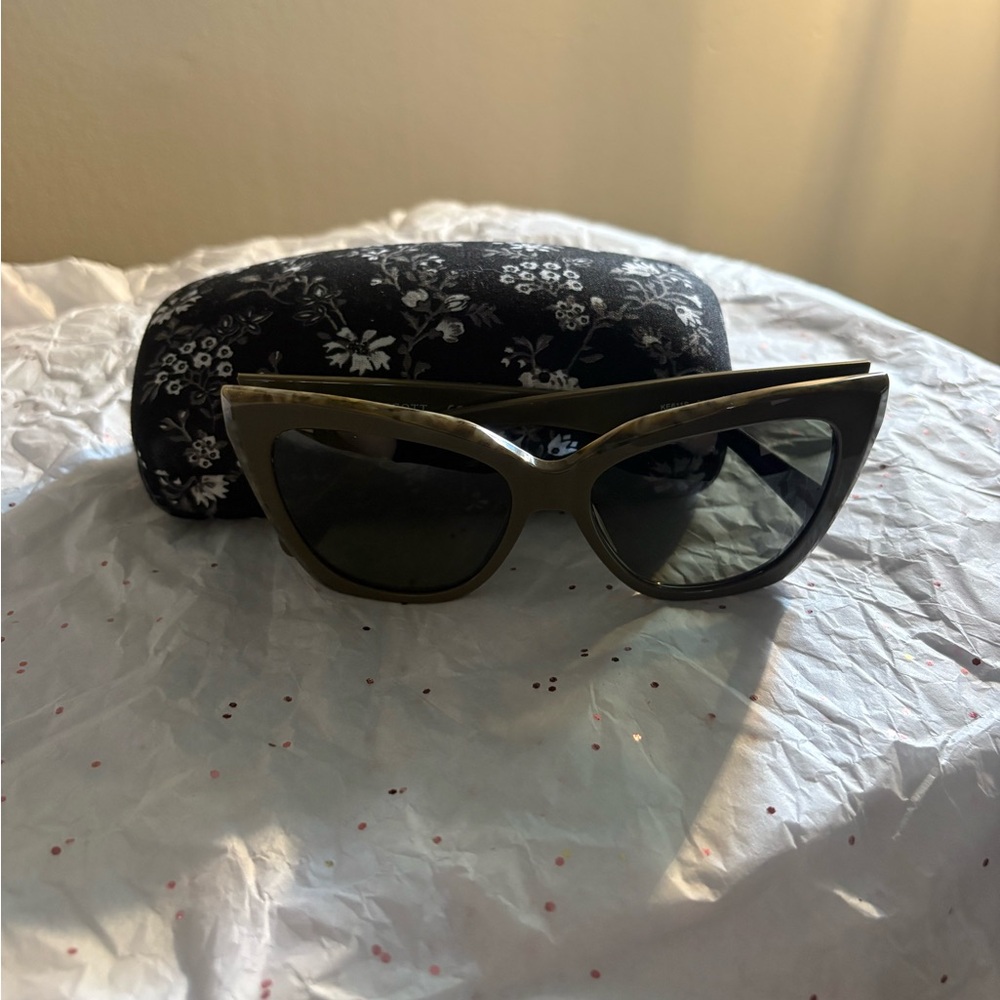 Kendra Scott KE611S Olive Green Cat Eye Women's Sunglasses
